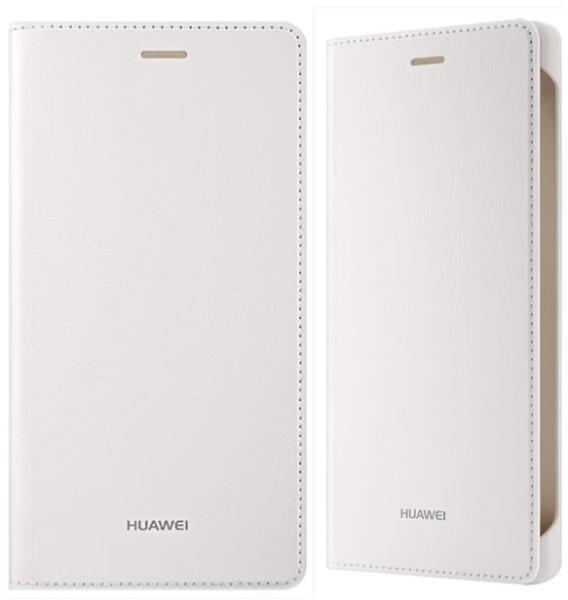 HUAWEII Cover custodia a libro Flip per Huawei P8 bianco